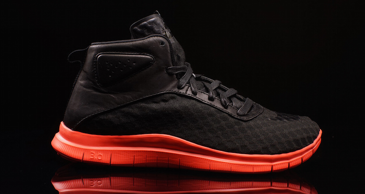 The Nike Free Hypervenom Mid Black/Hot Lava Is Available Now