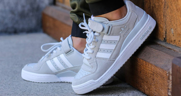 adidas Forum Lo Cool Grey/Footwear White Available Now