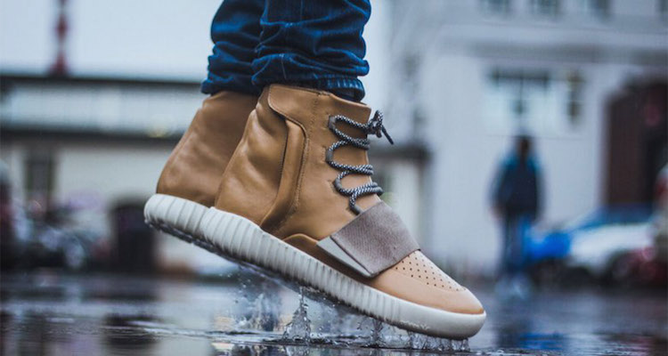 adidas Yeezy 750 Boost Tan Custom by Maggi