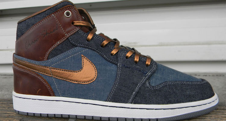 Air Jordan 1 Horween & Denim Custom by Chase Shiel