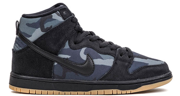 Get Up Close With the Nike SB Dunk High Obsidian Camo