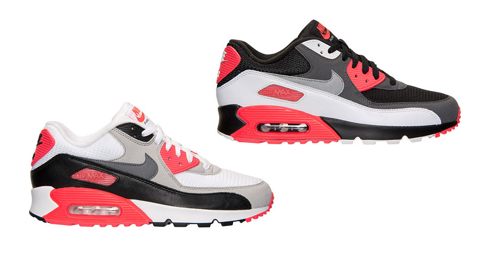 Nike Air Max 90 Infrared + Inverted Infrared