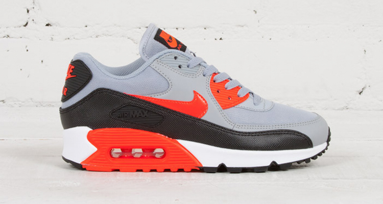 Nike WMNS Air Max 90 Essential Wolf Grey/Infrared Available Now