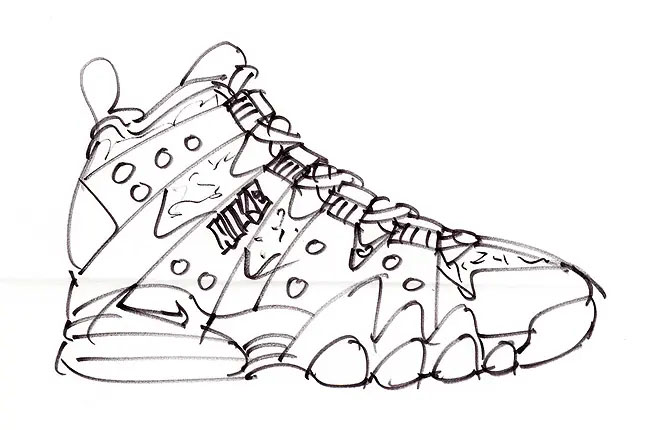 Looking Back at the Original Sketch of the Nike Air Max CB 94