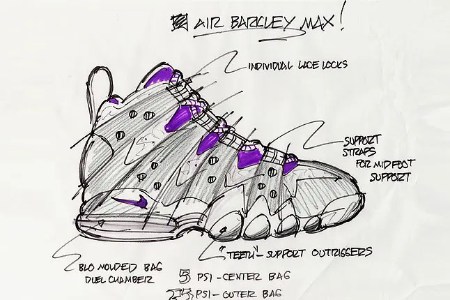 Looking Back at the Original Sketch of the Nike Air Max CB 94