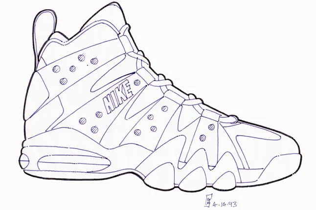 Looking Back at the Original Sketch of the Nike Air Max CB 94