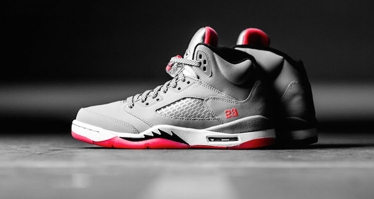 Peep a Detailed Look at the Air Jordan 5 GS Hot Lava