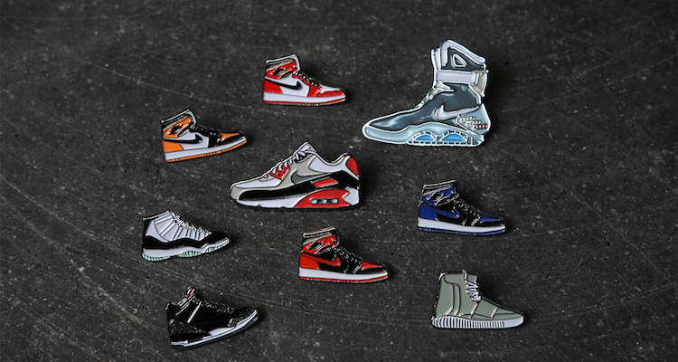 Pin Drop NYC's Sneaker-Inspired Pins