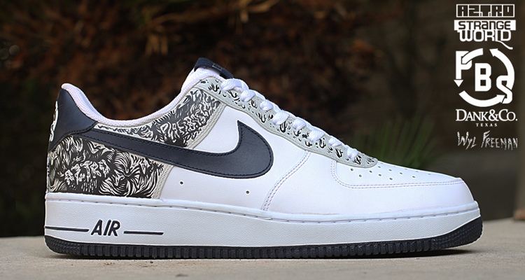 Dank Customs Keeps it San Antonio on Custom Air Force 1s for Baby Aztro