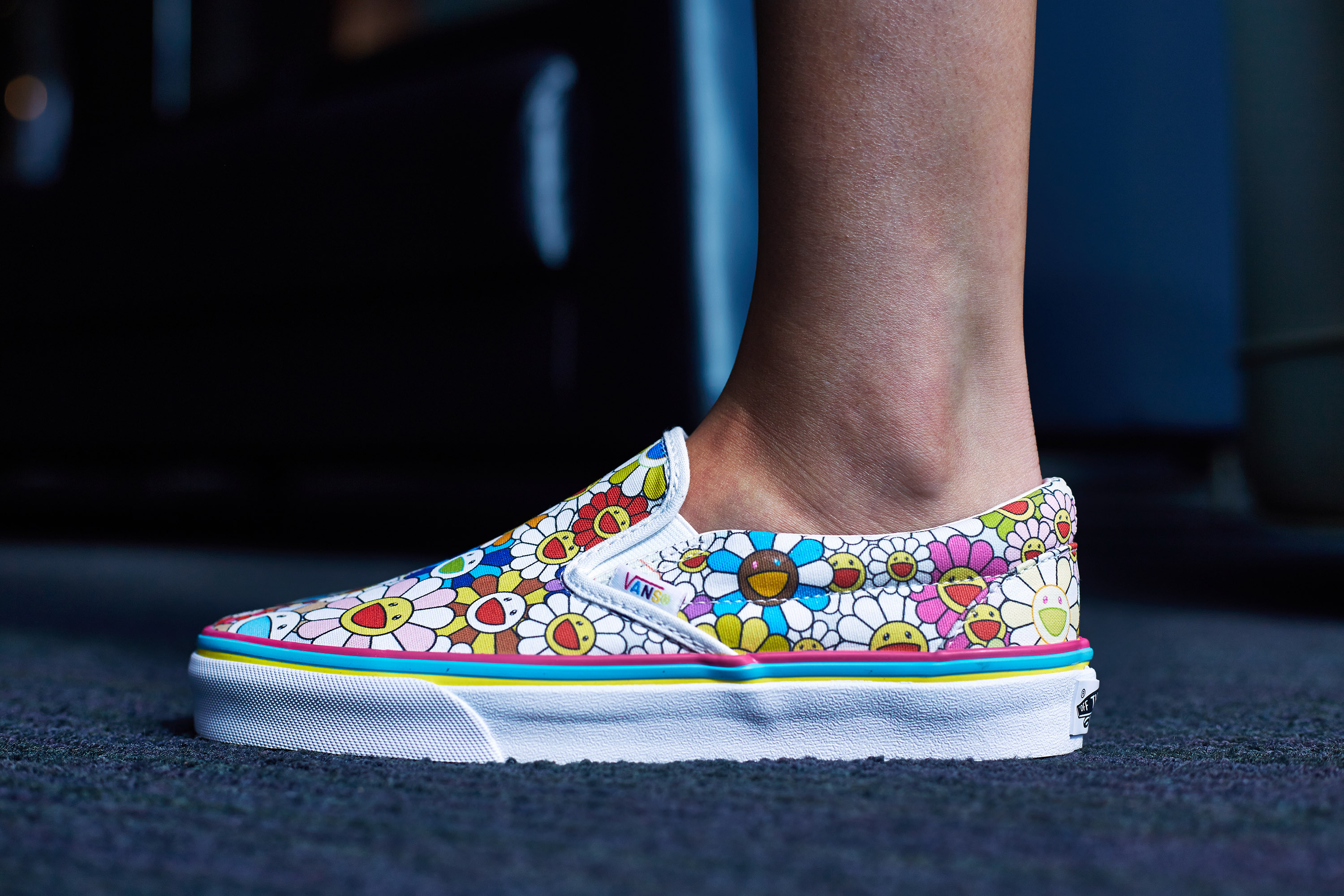 Takashi Murakami x Vans Slip-On On-Foot Look