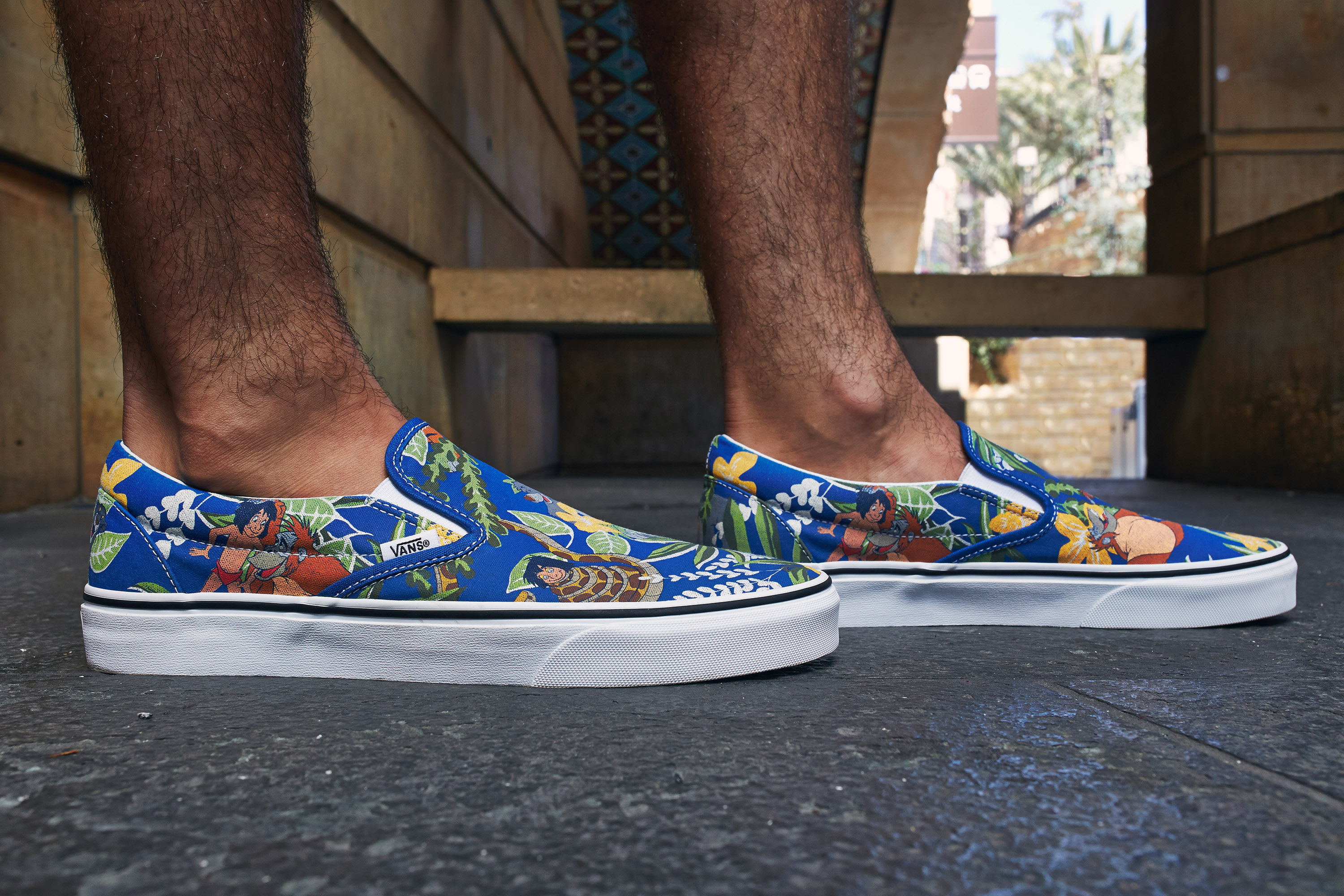 Disney x Vans Slip-On Jungle Book On Foot Look