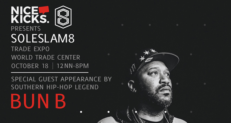 Bun B Announced as Special Guest for Sole Slam 8 Presented by Snkrs Day