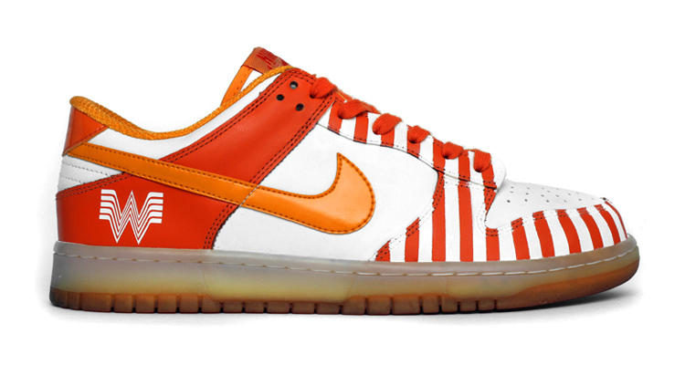 Whataburger Nike Dunk Low Dank Customs