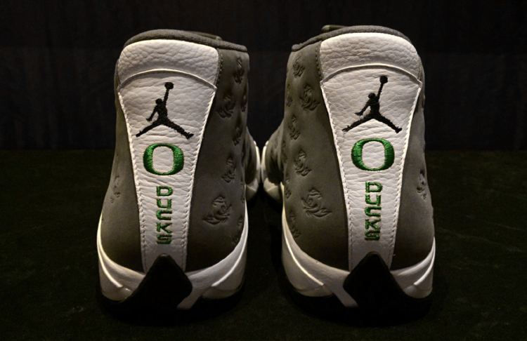 Air Jordan 14 Oregon Ducks PE by Tinker Hatfield