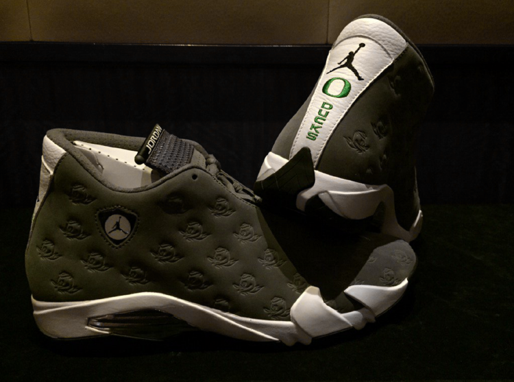 Air Jordan 14 Oregon Ducks PE by Tinker Hatfield