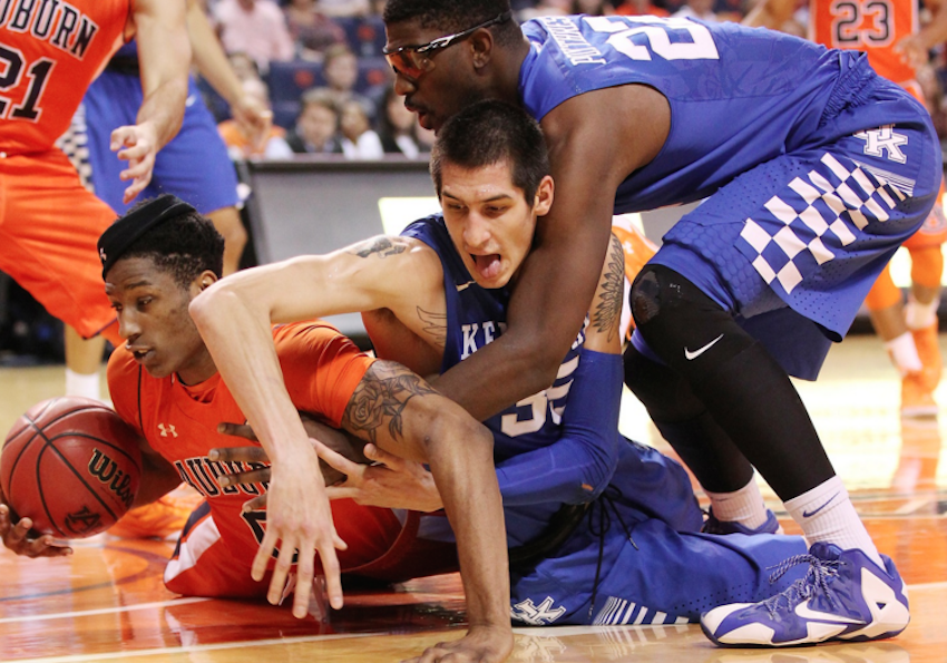 Kentucky's Alex Poythress in an iD model of the Nike LeBron 11