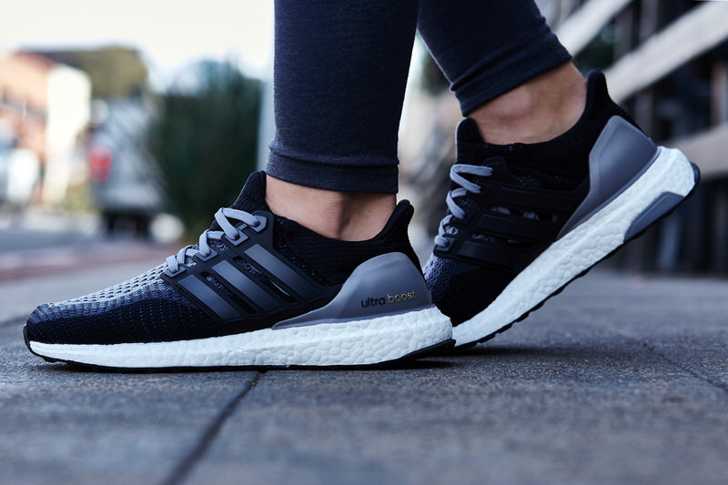 adidas Ultra Boost Wave Black/Grey On-Foot Look