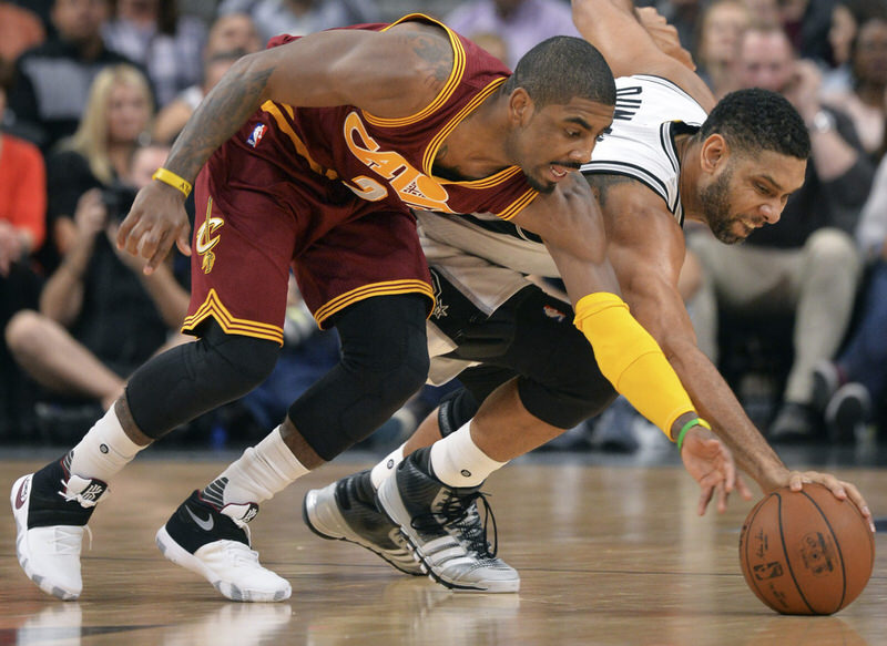 Kyrie Irving in a Nike Kyrie 2 PE