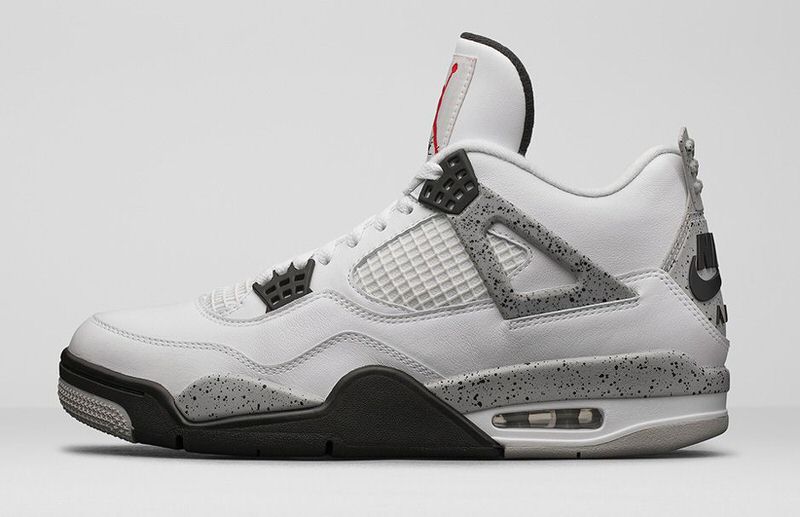 Air Jordan 4 White Cement