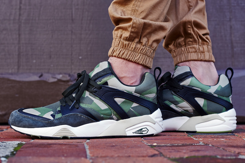 Sneakersnstuff x PUMA Blaze of Glory "Swedish Camo" On-Foot Look