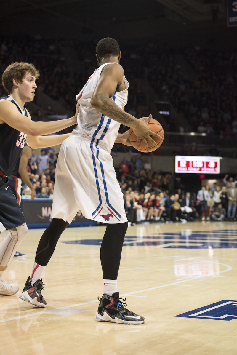 SMU's Markus Kennedy in the Nike LeBron 13 "BHM"