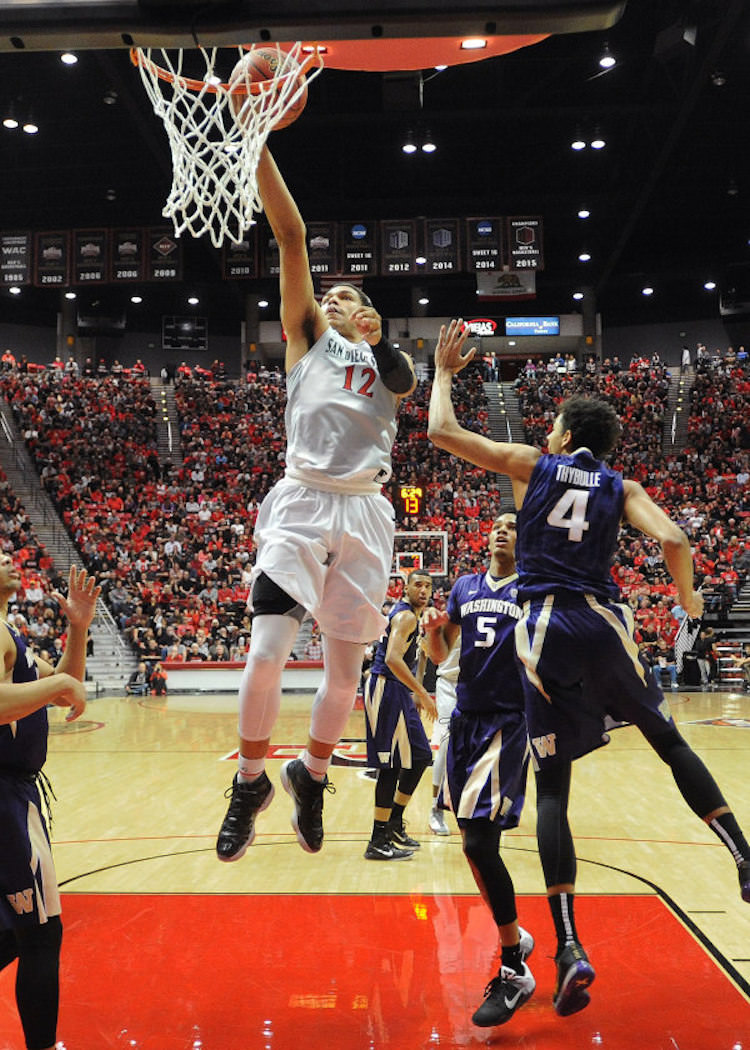 San Diego State's Trey Kell in the Air Jordan 11 "72-10"