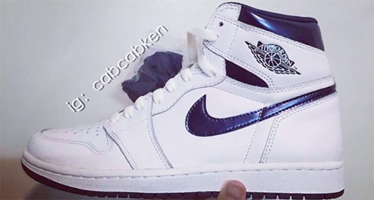 Air Jordan 1 Metallic Navy