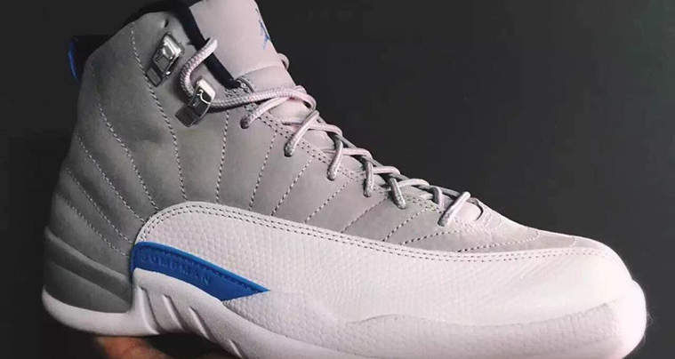 Air Jordan 12 Grey University Blue