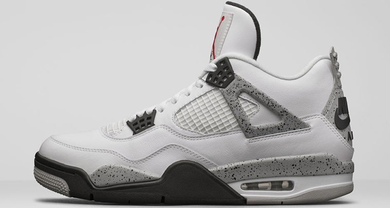 Air Jordan 4 White Cement