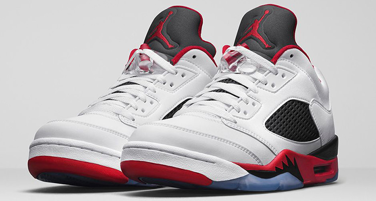 Air Jordan 5 Low Fire Red