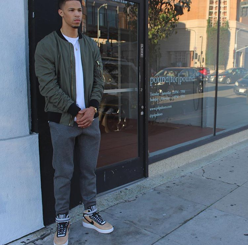 Milwaukee Bucks' Jared Cunningham in the Tisci x Nike Air Force 1