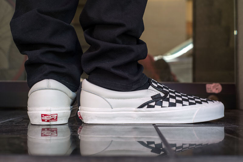 Vans Slip-On LX Black/White On-Foot Look