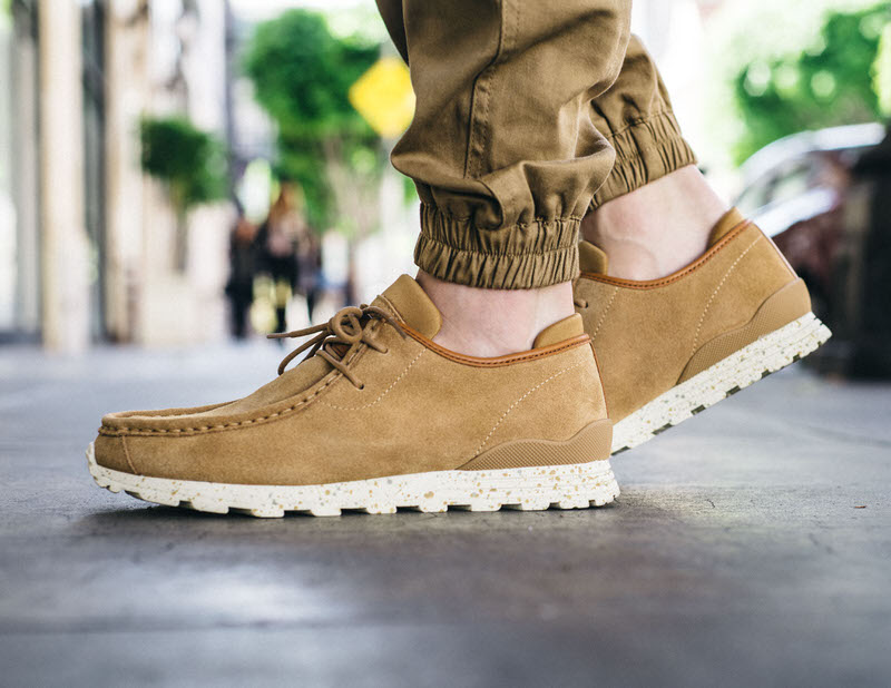 CLAE Hopper "Cinnamon Suede" On-Foot Look