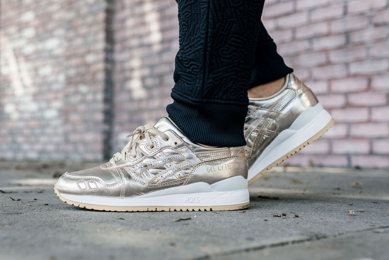 ASICS Gel Lyte III "Metallic Champagne Gold" On-Foot Look