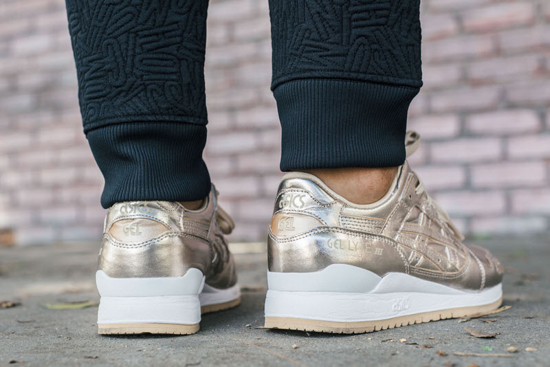 ASICS Gel Lyte III "Metallic Champagne Gold" On-Foot Look