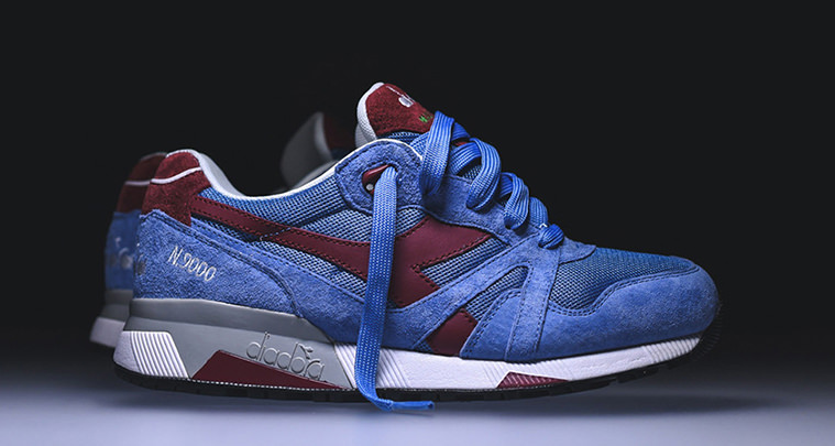 Diadora N9000 Italia Silver Lake Blue