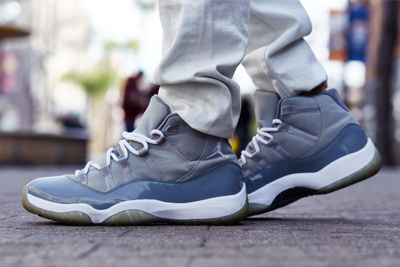 Air Jordan 11 "Cool Grey" On-Foot Look