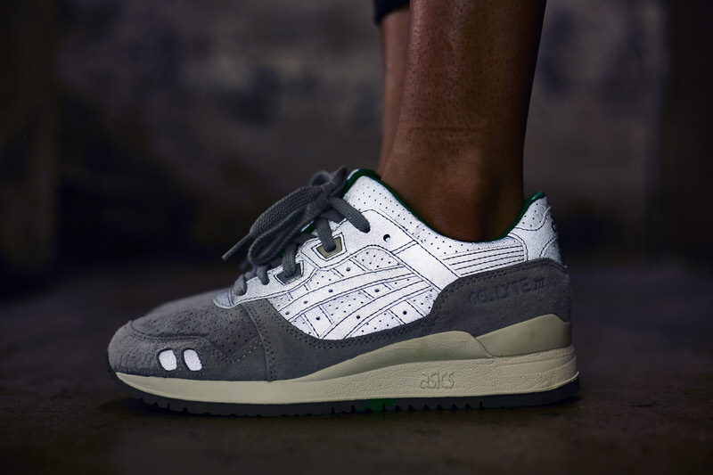 size? x ASICS Gel Lyte III "Tsavorite" On-Foot Look