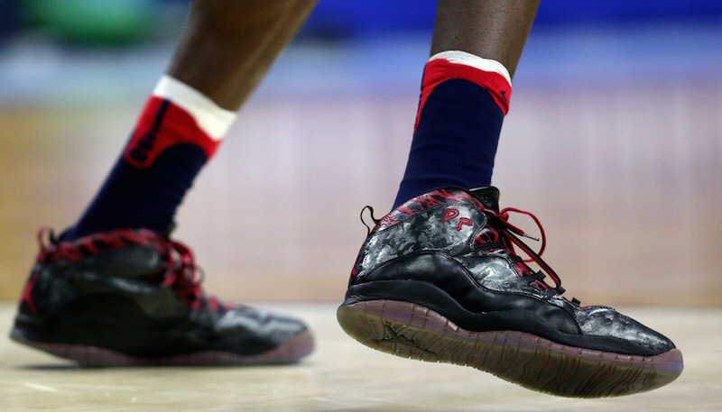 Uconn's Amida Brimah in the Air Jordan 10 "Doernbecher"