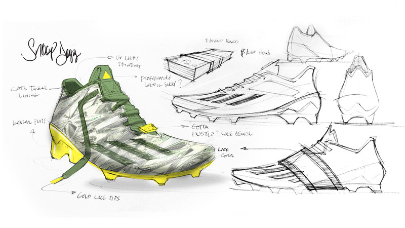 Snoop Money Cleat Sketches