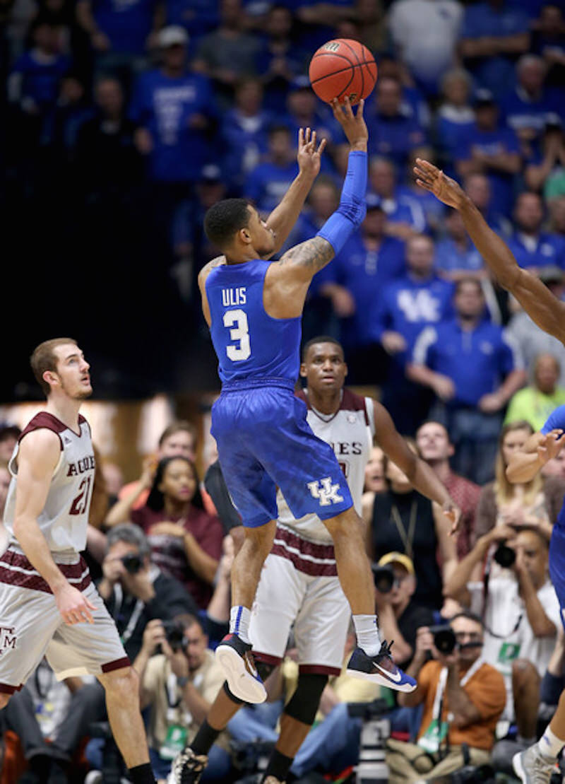 Kentucky's Tyler Ulis in the Nike Kobe 11 "BHM"