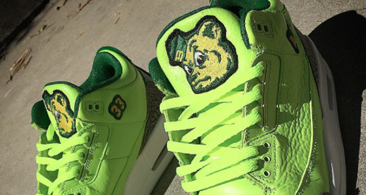 Air Jordan 3 Baylor Custom