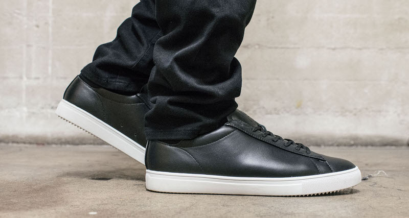 CLAE Bradley "Black Leather" On-Foot Look