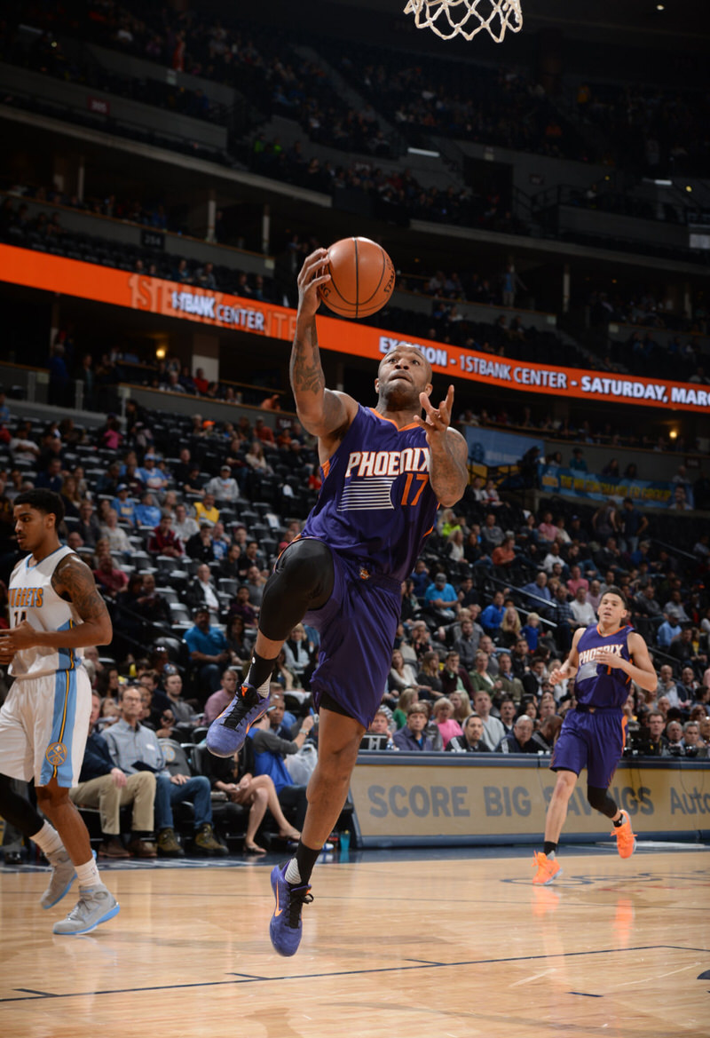 P.J. Tucker wearing a Nike Kobe 11 iD