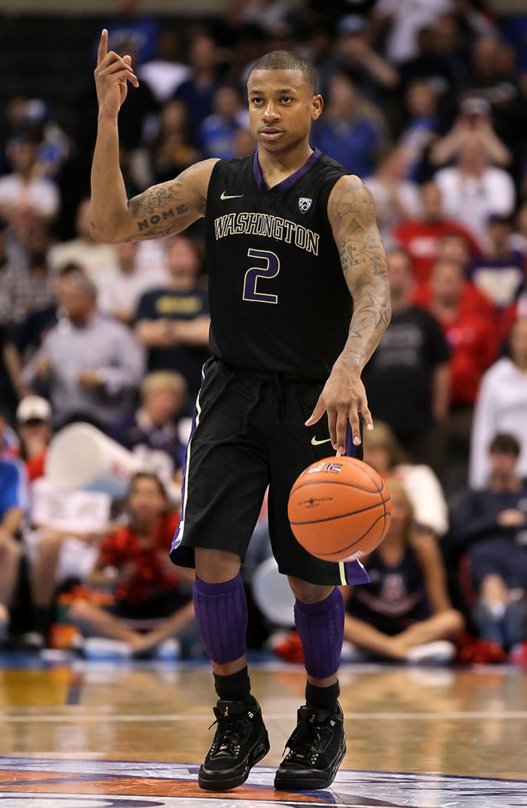 Isaiah Thomas in the Air Jordan 3 "BHM"