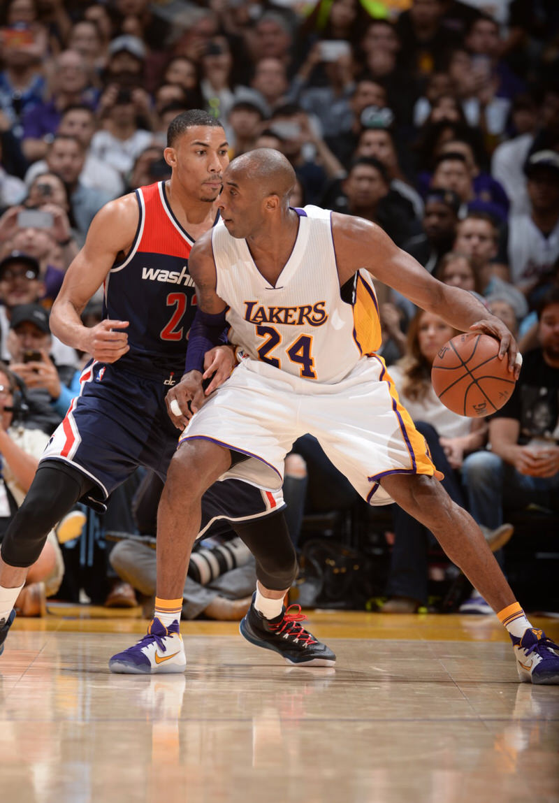 Kobe Bryant in a Nike Kobe 11 PE