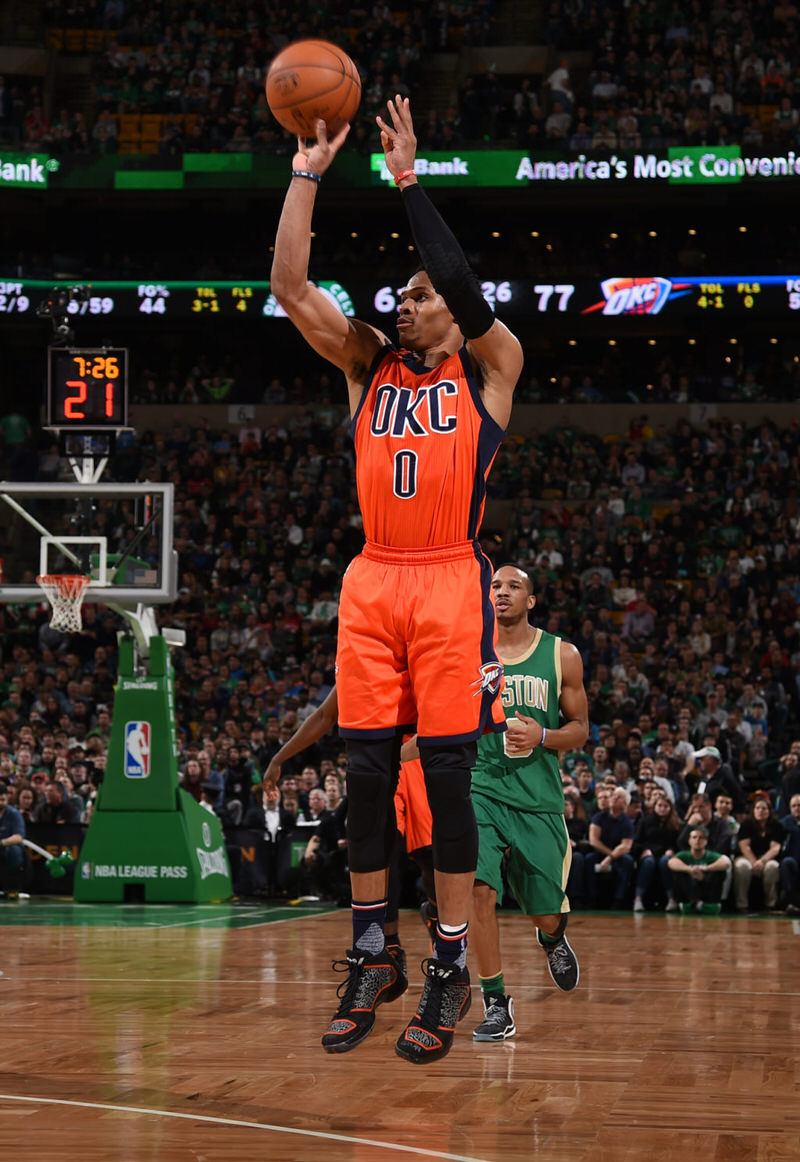 Russell Westbrook in the Air Jordan XX9