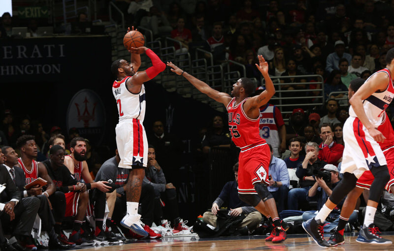 John Wall in the Air Jordan 12 "French Blue"