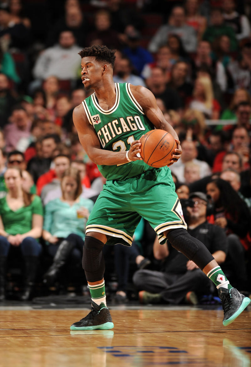 Jimmy Butler wearing the Jordan Ultra Fly 