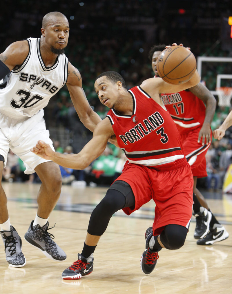 CJ McCollum in a Nike Kyrie 1 iD